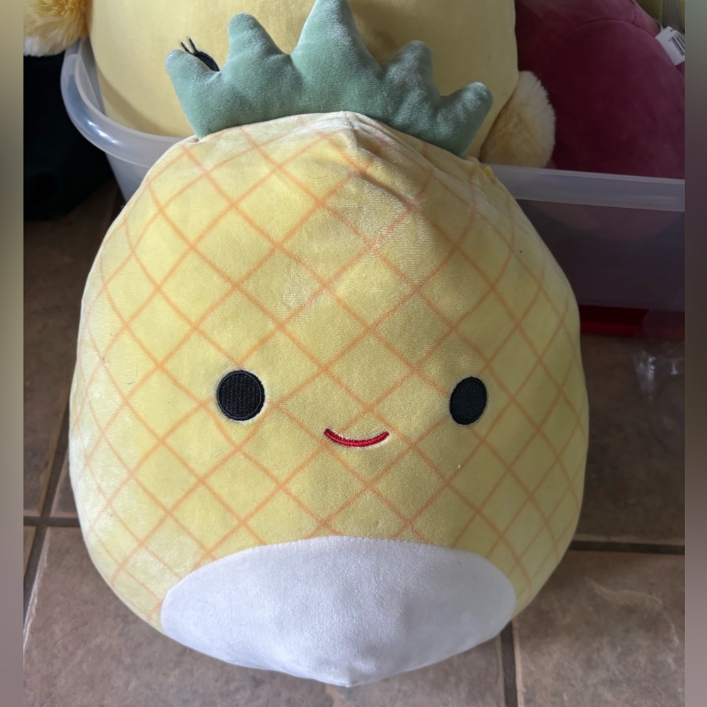 Squishmallows Yellow Pineapple Stuffed Animal